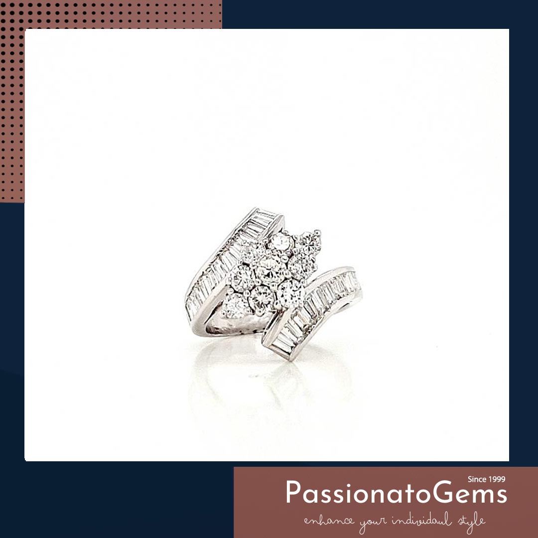 รหัส N1RPT0317-40TU แหวนเพชร เพชรน.นรวม 2.28 กะรัต มีวงเดียวเท่านั้น Line : @passiongems (อย่าลืมใส่ @หน้าpassiongems นะคะ)
