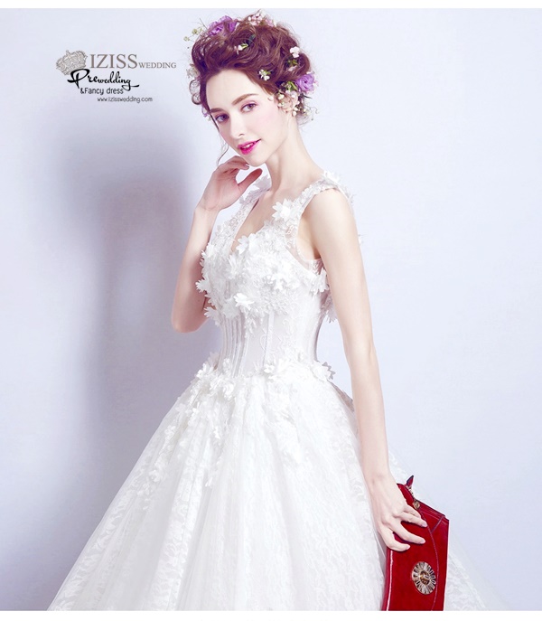 DL049 - **พรีออเดอร์** ชุดราตรี เดรสยาวออกงาน (Night party dresses) ชุดไปงานแต่งงานสวยๆ "ธีมสีขาว"