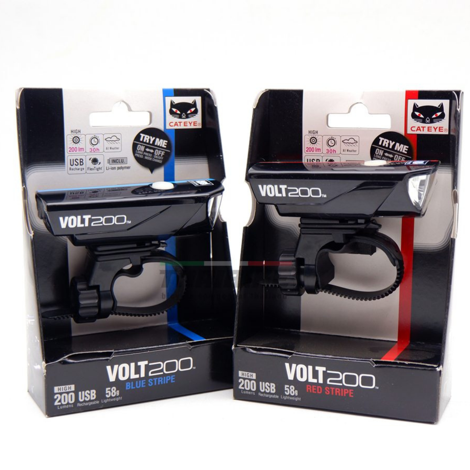 ไฟหน้าจักรยานแบบชาร์จ USB CATEYE VOLT200, HL-EL151RC USB