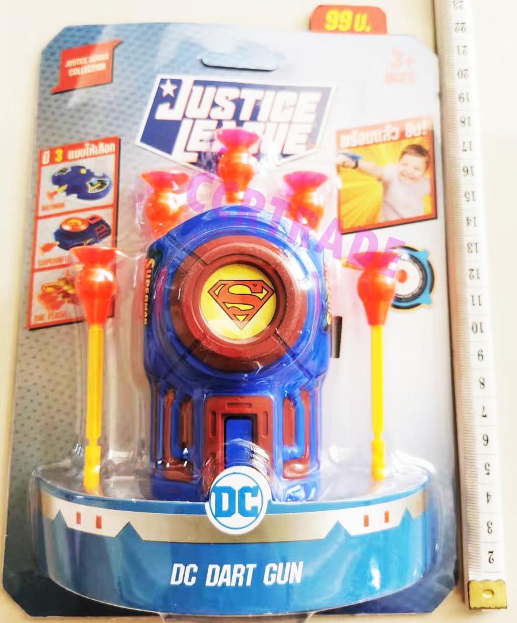 ข้อมือยิงกระสุนซุปเปอร์ฮีโร่ DC แผงครอบ 16x23 ซม.(ลิขสิทธิ์แท้)(1x3)