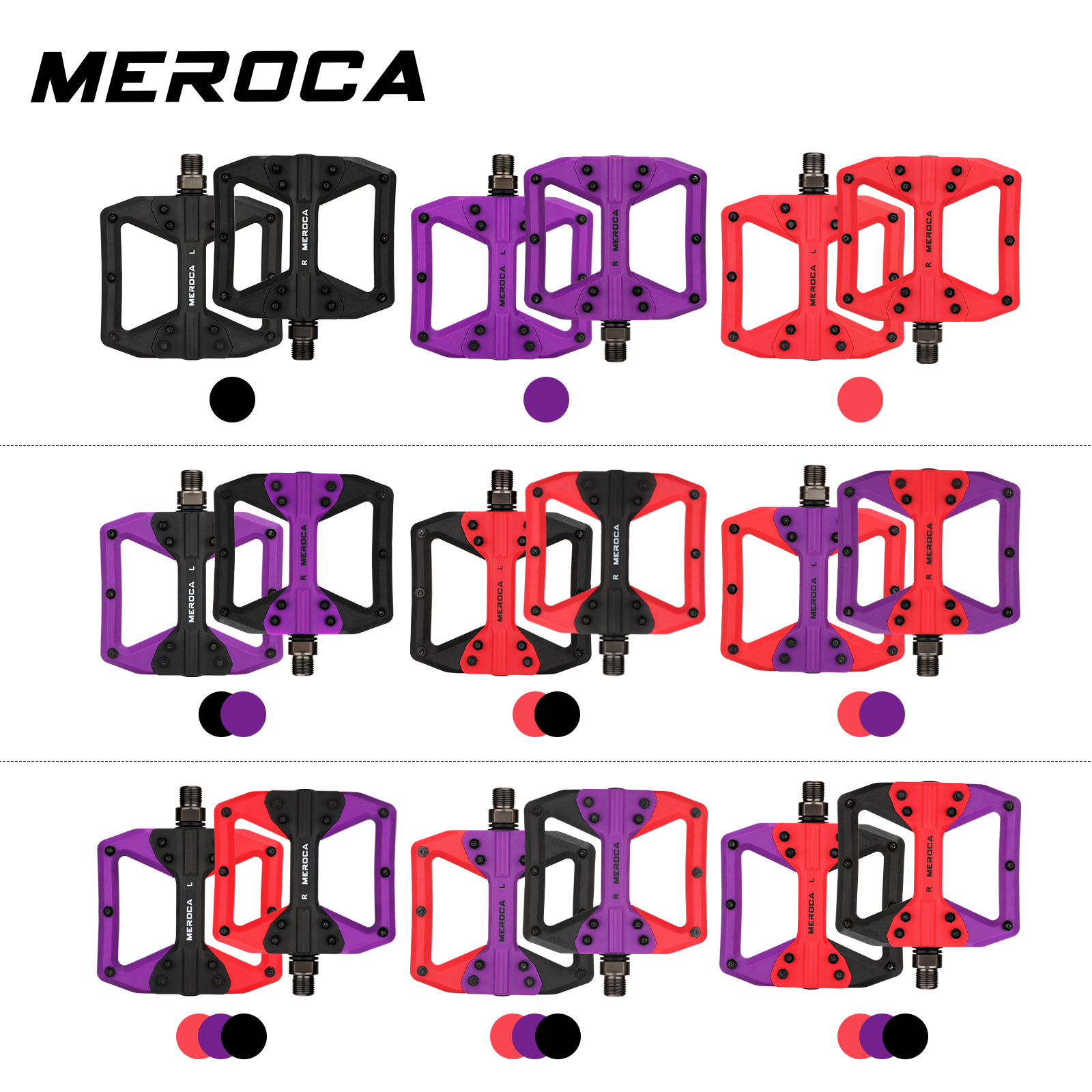 MEROCA DIY Color Matching Pedals – บันไดจักรยานแต่งสีได้ตามใจ
