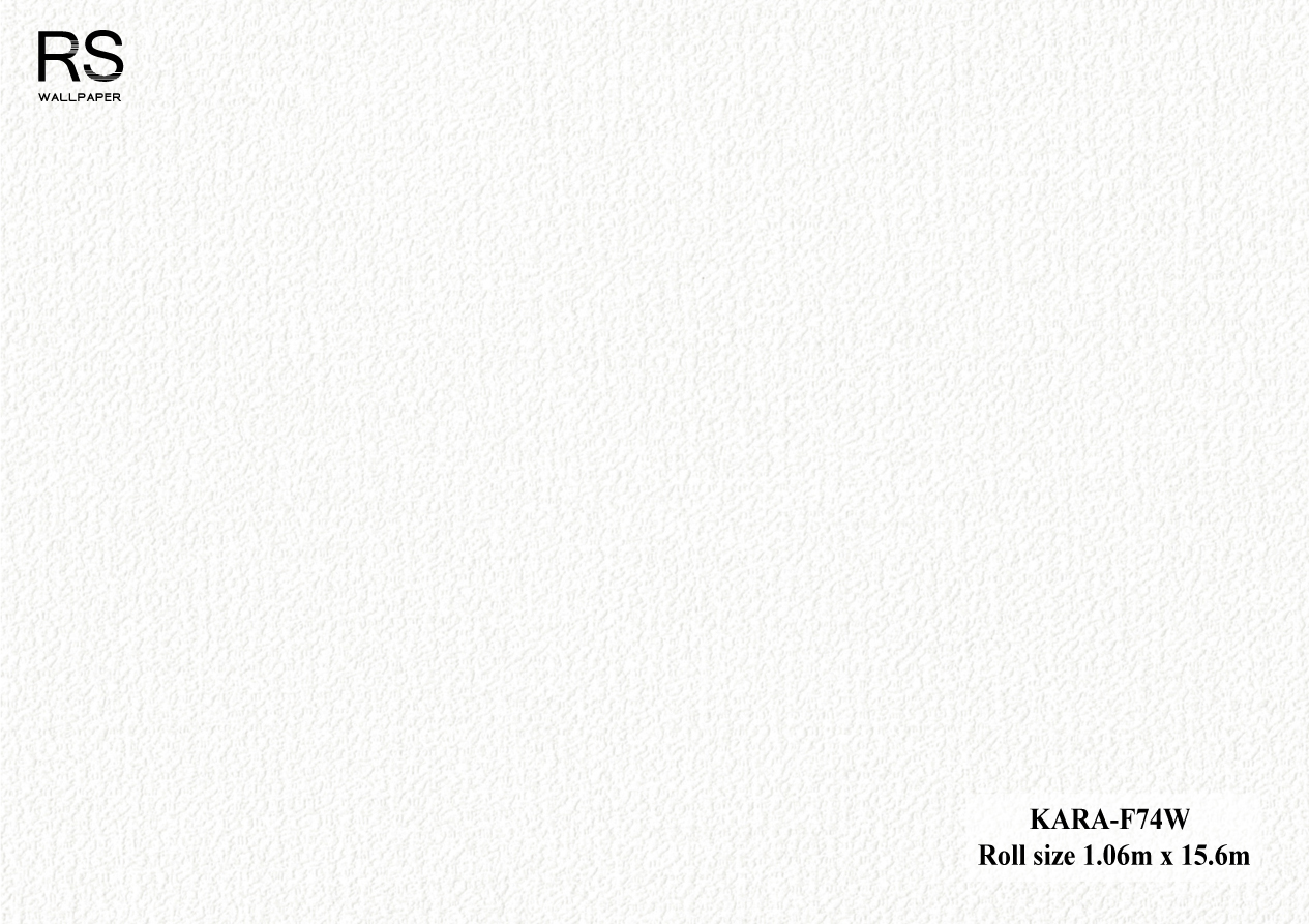 วอลเปเปอร์ สีขาว KARA-F74W