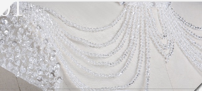 BR170 **พรีออเดอร์**ชุดแต่งงาน&ชุดเจ้าสาวแบบยาวสีขาวเกรดพรีเมี่ยม ดีเทล Luxery หรูหราด้วยคริสตัลใสทอลายเรียงเส้นโชว์ไหล่ละเนินอก ถักต่อตั้งแต่ช่วงคอมาจนถึงช่วงแขน หรูหราไฮโซ สวยโดดเด่นไม่ซ้ำใคร