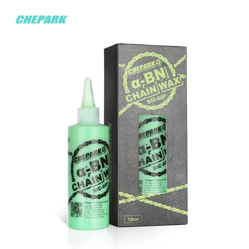 แว๊กซ์โซ่จักรยาน สูตรพรีเมียม CHEPARK BIC-60P BN WAX 120ML ใช้แล้วไม่เป็นคราบดำ
