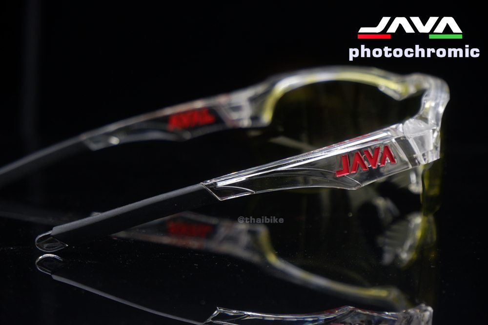 เลนส์ปรับแสงออโต้ แว่นตาปั่นจักรยาน กิจกรรมกลางแจ้ง ยี่ห้อ JAVA photochromic