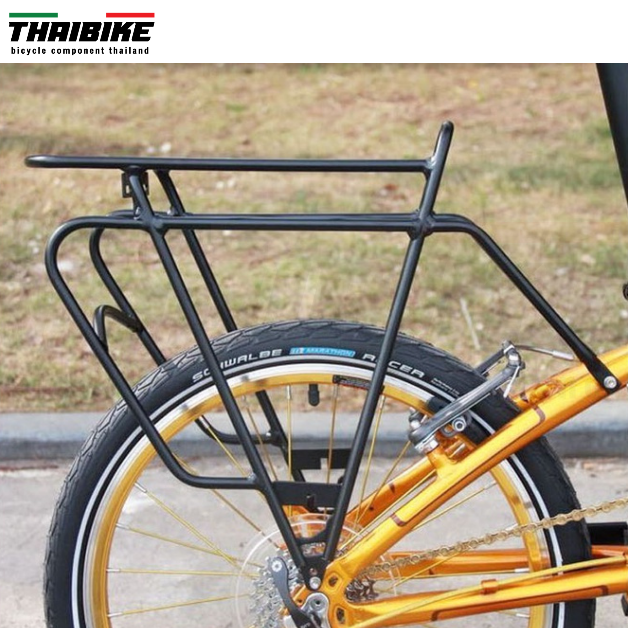 ตะแกรงหลังอลูมิเนียม สำหรับจักรยานขนาดล้อ 20 นิ้ว ตะแกรงหลังรถ DAHON