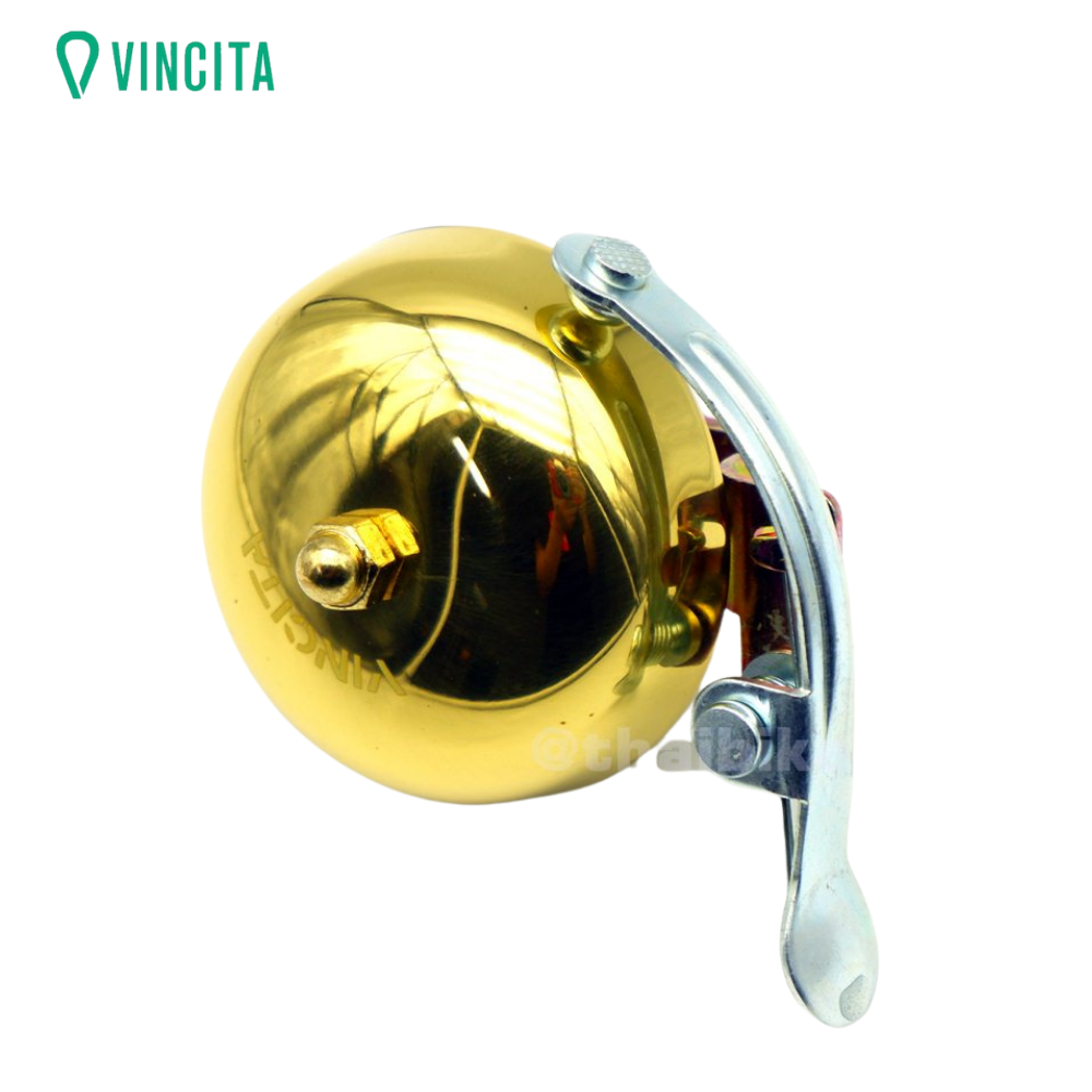 กระดิ่งทองเหลืองวินสิตา VINCITA A080 ทรงวินเทจ กระดิ่งจักรยาน