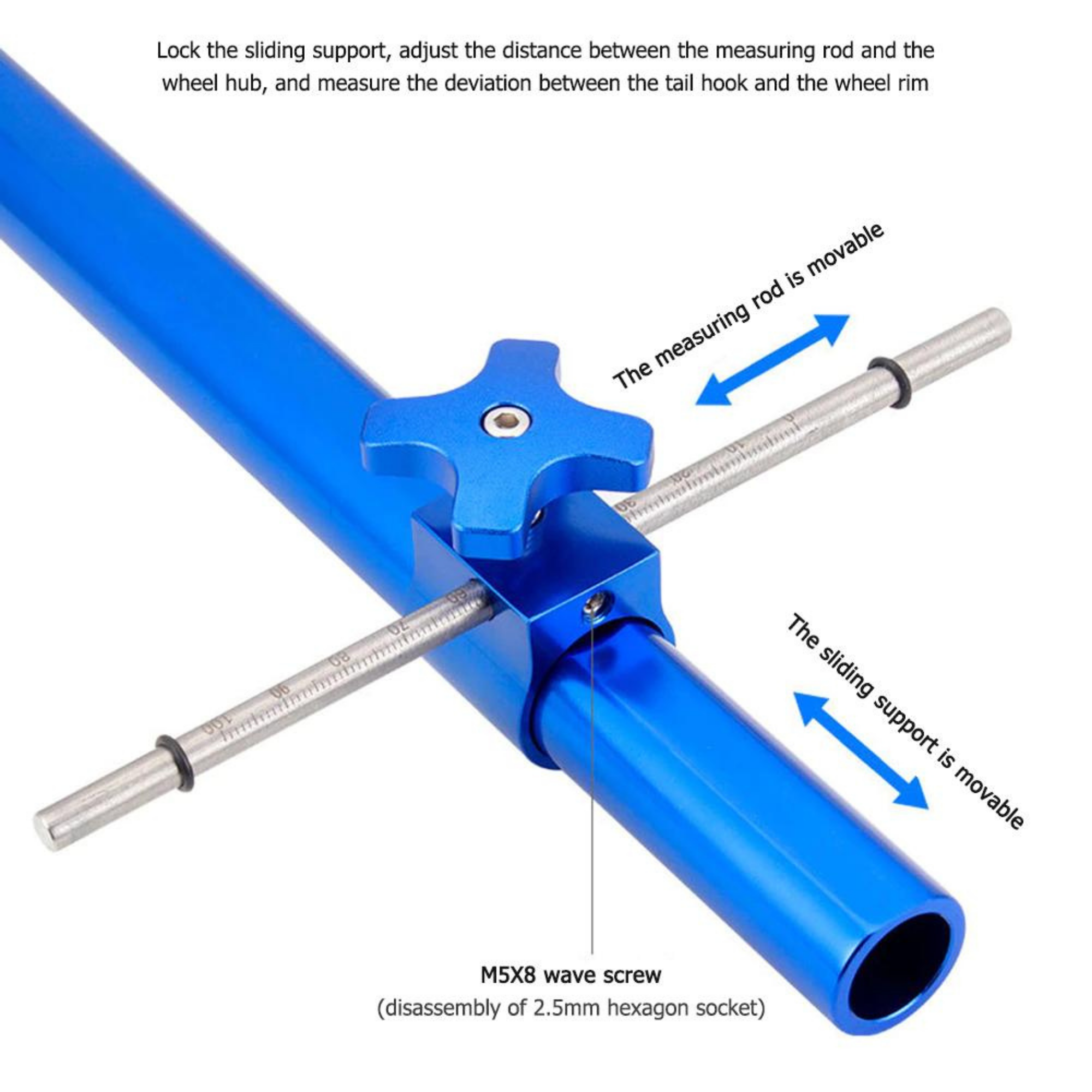 เครื่องมือดัดดรอพเอาท์จักรยาน TOOPRE TOL-2.5