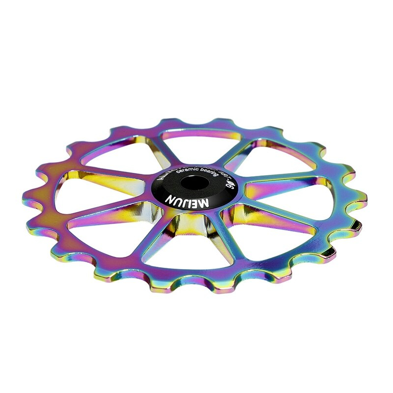 ลูกกลิ้งตีนผีเซรามิคติดจักรยาน 18T ยี่ห้อ MEIJUN ลื่น เบา ทน ลูกรอก