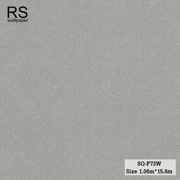 วอลเปเปอร์สไตล์โมเดิร์น ลายคณิตศิลป์ สีเทา SQ-F73W