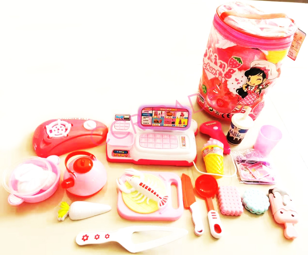 กระเป๋าครัวคุณหนูสุดคุ้ม คละแบบ 15x21 ซม.(1x3)