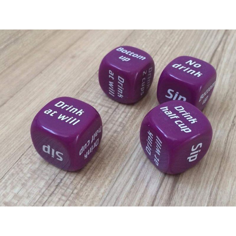 ลูกเต๋ากินเหล้า 🎲ลูกเต๋าวงเหล้า ลูกเต๋าparty🎉พร้อมส่งจากไทย ส่งเร็วมากคะ