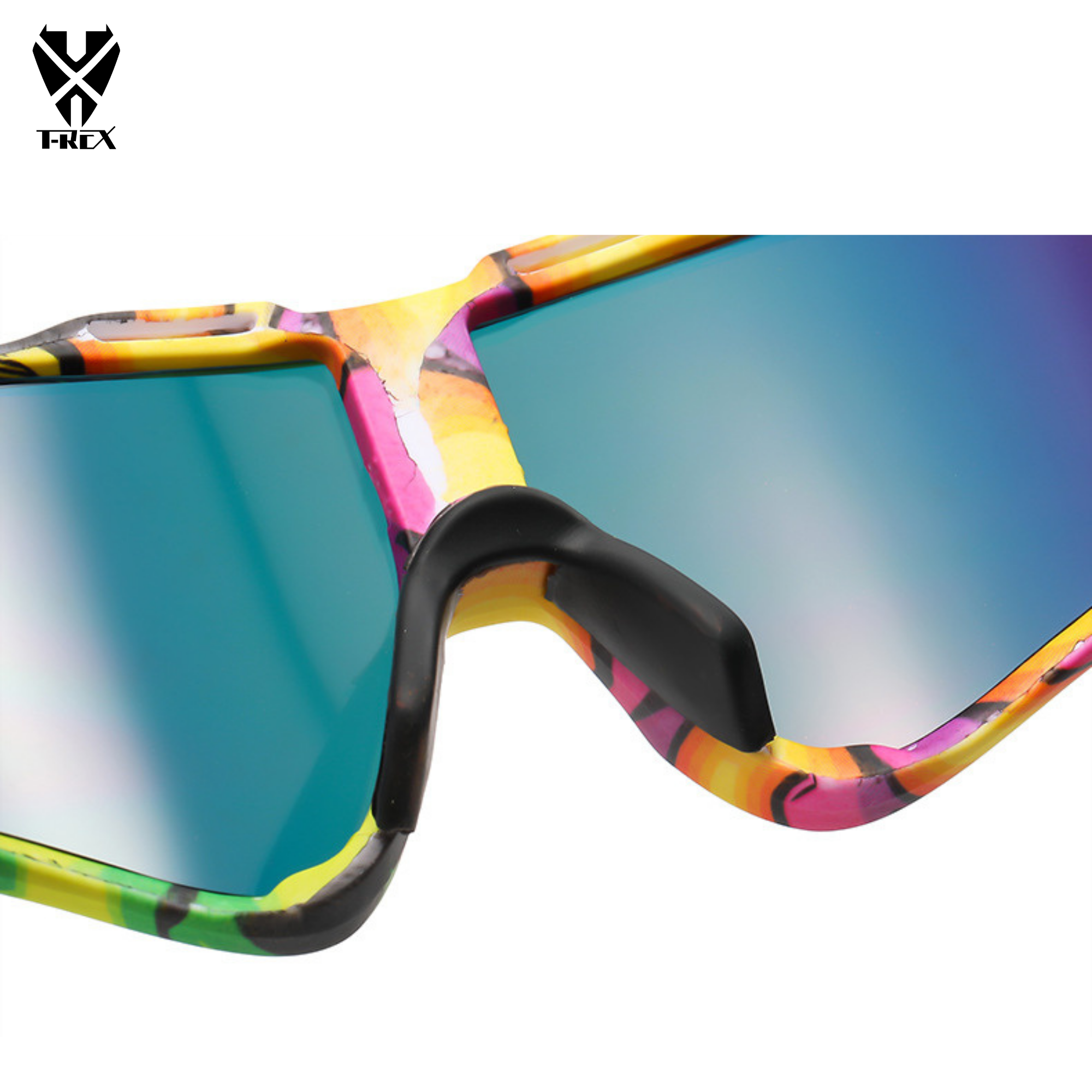 แว่นตาปั่นจักรยาน T-REX 8303 กันแดด กันลม กันฝุ่น UV แว่นกันแดด แว่นปั่น