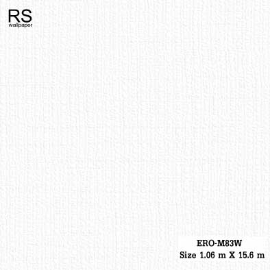 วอลเปเปอร์ สีขาวครีม ERO-M83W