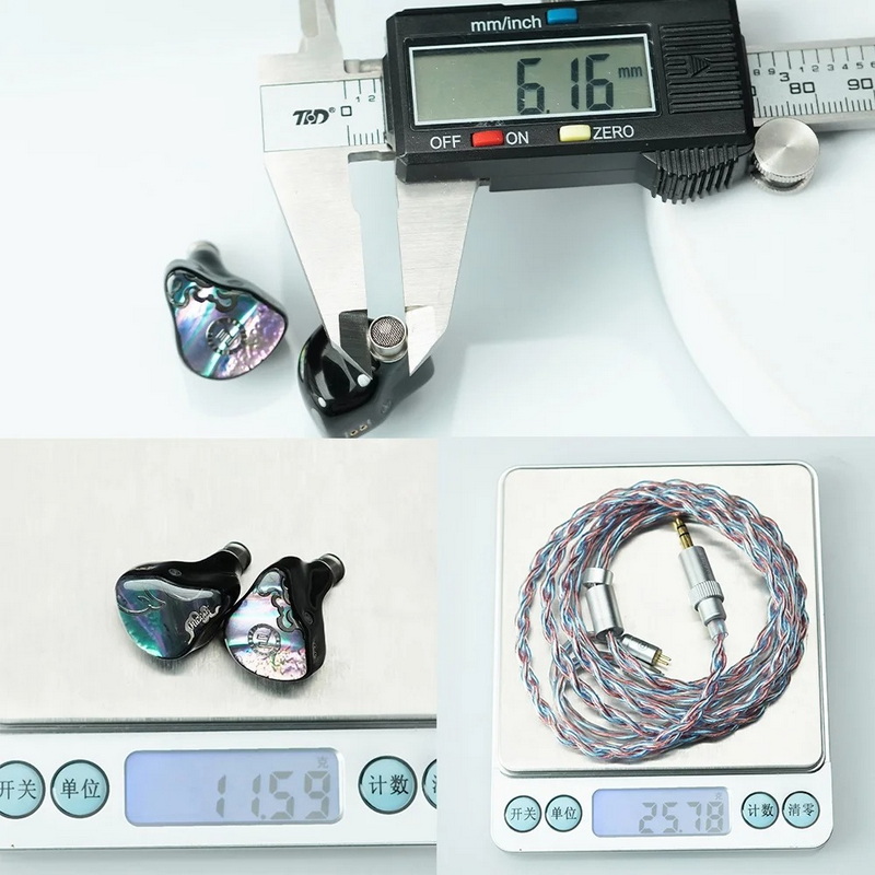 Juzear Defiant หูฟัง IEMs Hybrid 4 ไดรเวอร์ 1DD +3BA สายหูฟัง 6N SPOCC + SCCW ประกันศูนย์ไทย