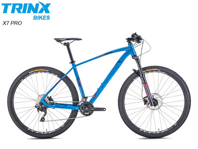 TRINX : X7 Pro เสือภูเขาอลูฯ ล้อ 29" 22 Speeds โช๊กลม ดุมแบริ่ง แกน Thru-Axle