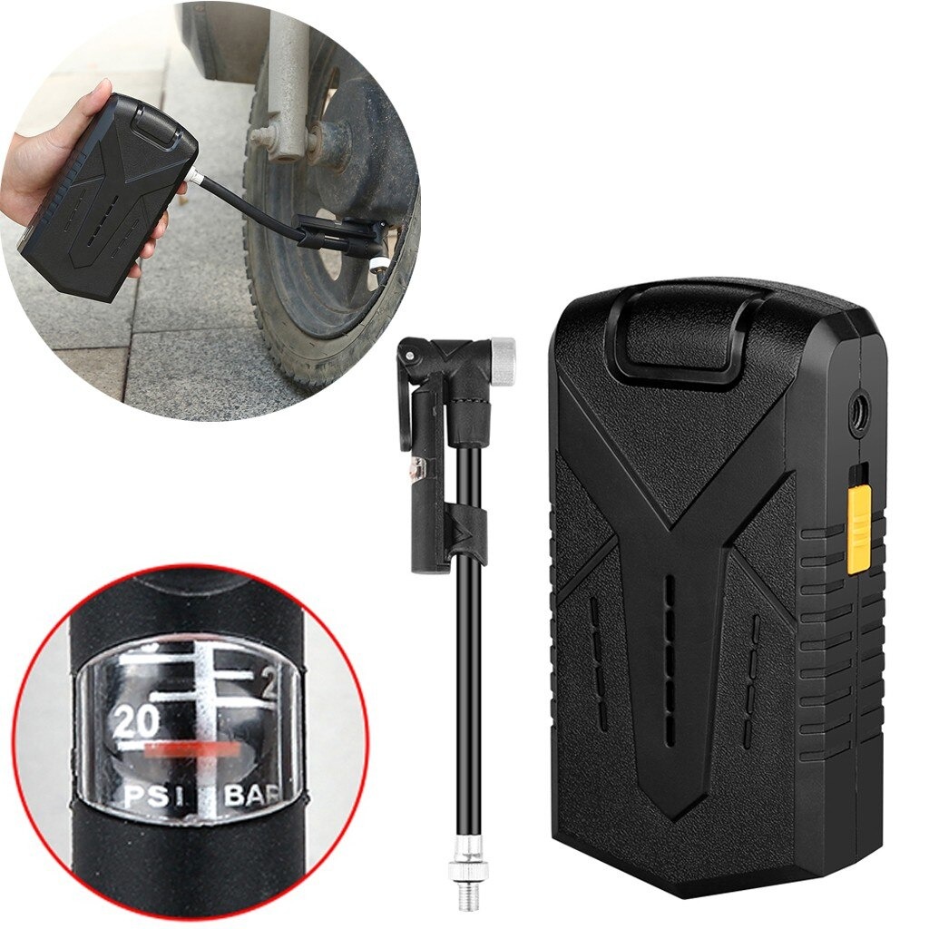 สูบลมจักรยานไฟฟ้า THAIBIKE Bicycle Motorcycle Electric Pump Air Inflator Bike Pump Air Pressure