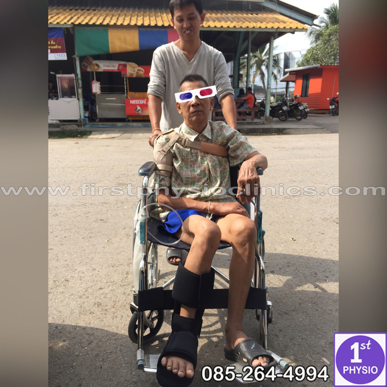 พยุงข้อไหล่หลวม พยุงไหล่ ที่พยุงไหล่ สายรัดพยุงไหล่ปรับได้ ประคองหัวไหล่ สายรัดไหล่ สายรัดพยุงไหล่ shoulder support Bobath Sling