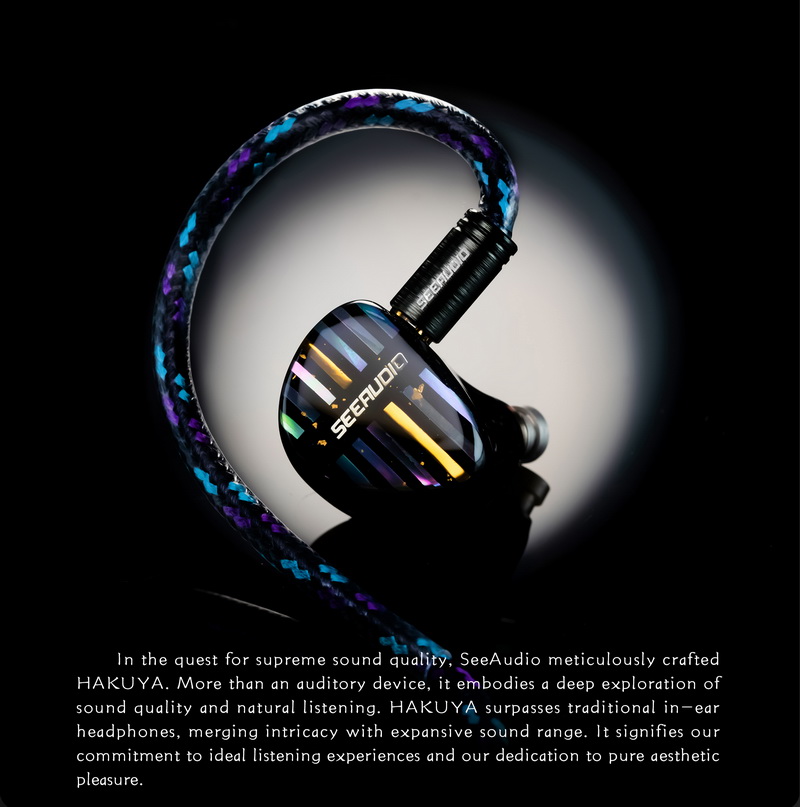 [PreOrder] Seeaudio Hakuya หูฟัง IEMs Hybrid 14 ไดรเวอร์ 10BA+4EST ประกันศูนย์ไทย