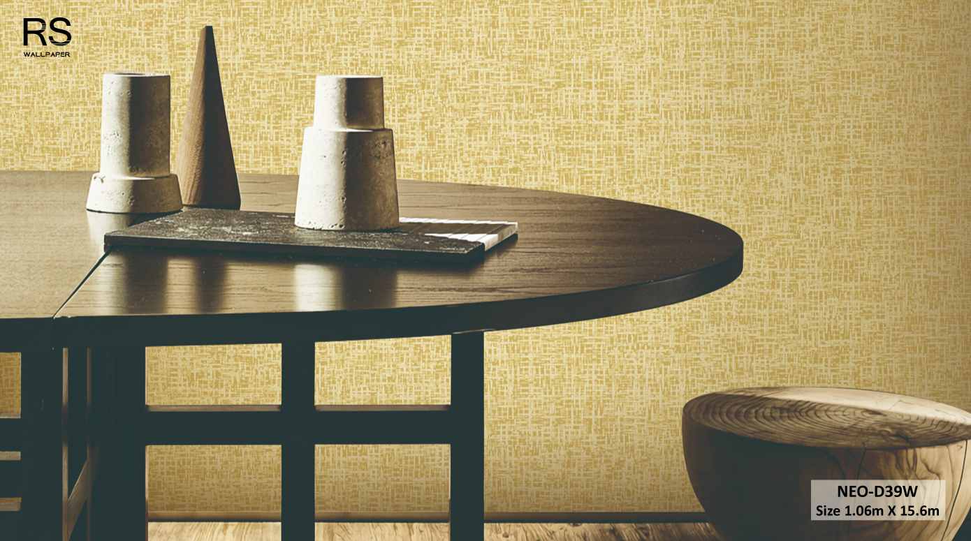 วอลเปเปอร์ สีน้ำตาลทอง NEO-D39W