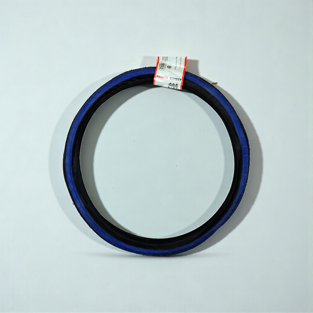 ยางนอกจักรยานเสือภูเขาทางเรียบ KENDA KWEST 26x1.50 26x1.95 ขอบเหลือง/แดง/น้ำเงิน