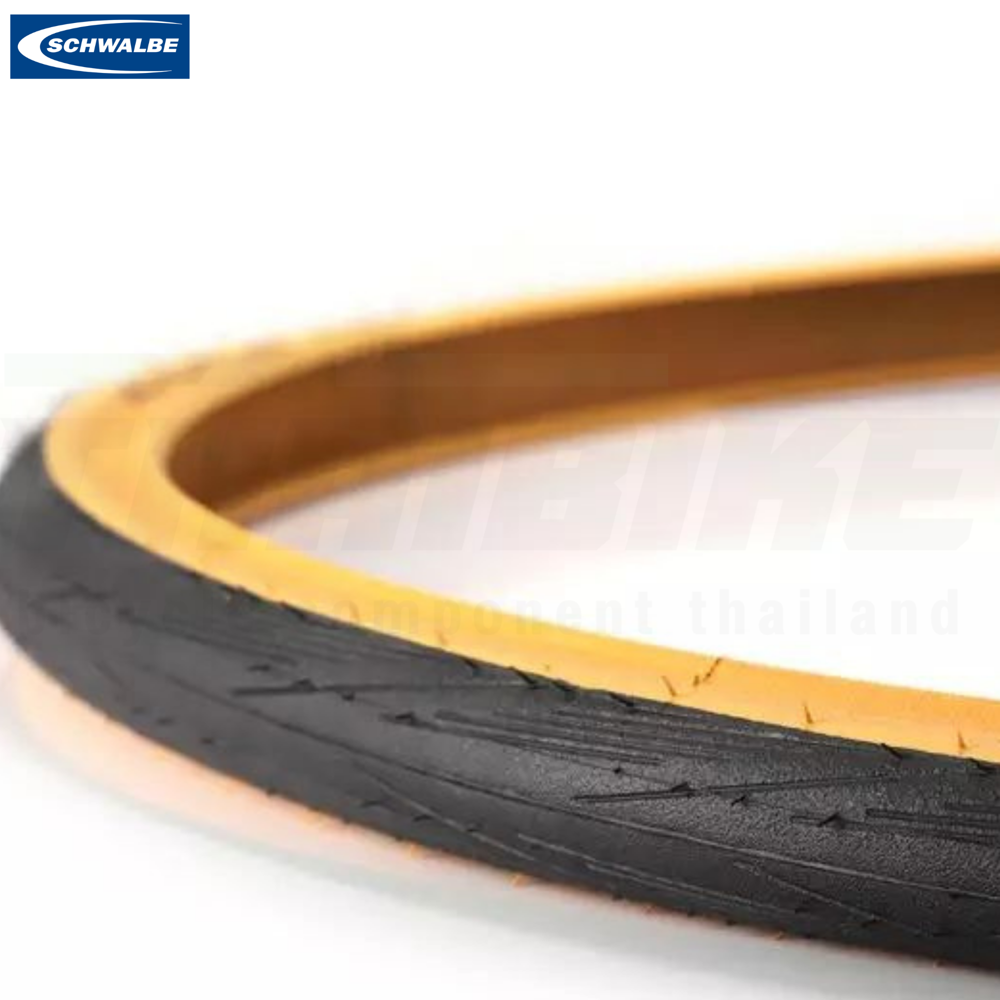 ยางนอกจักรยานขอบลวด SCHWALBE LUGANO II RIGID TYRE 700X25 ขอบแก้ว