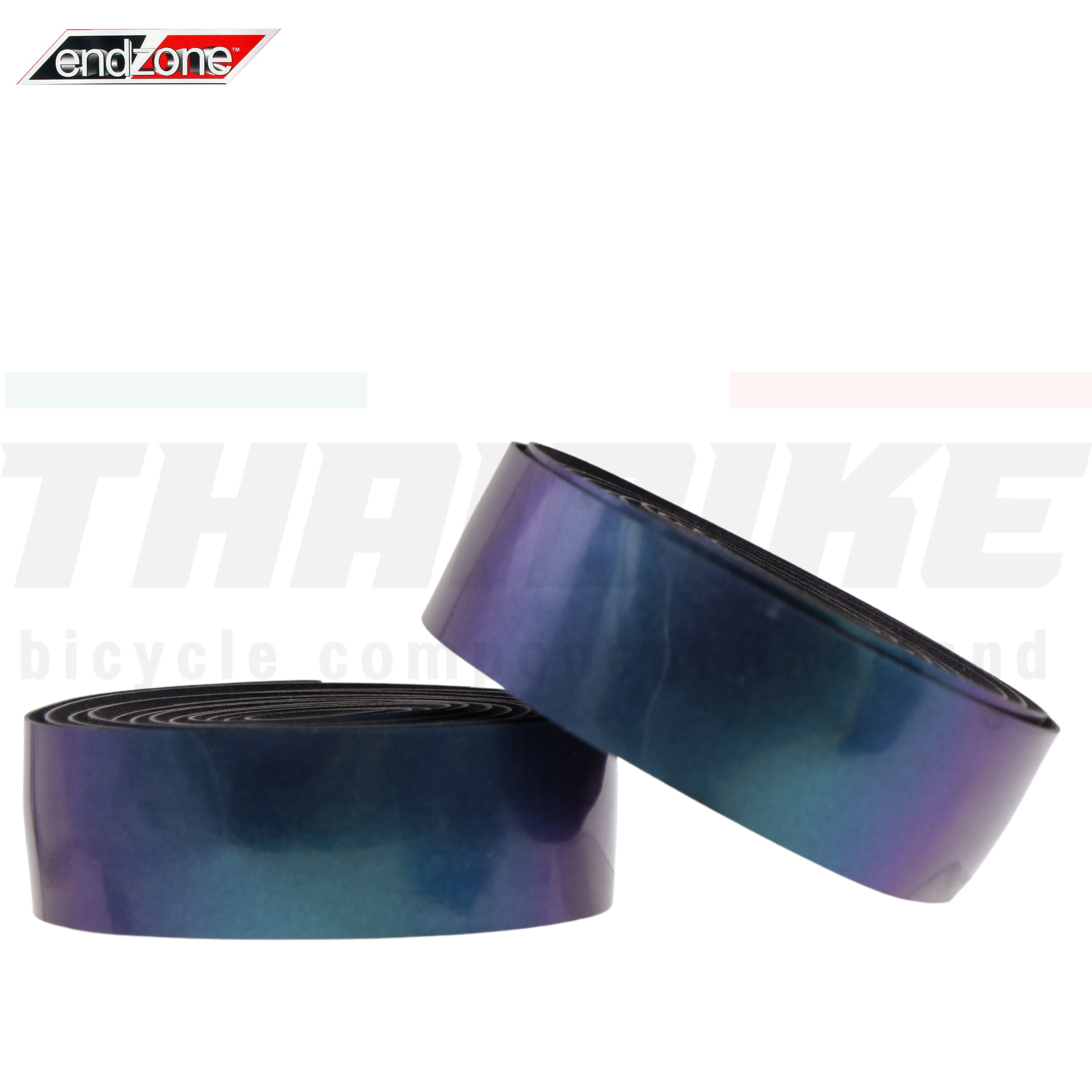 ผ้าพันแฮนด์จักรยานเสือหมอบ ENDZONE Reflective เปลี่ยนสีตามมุมมอง 1 คู่