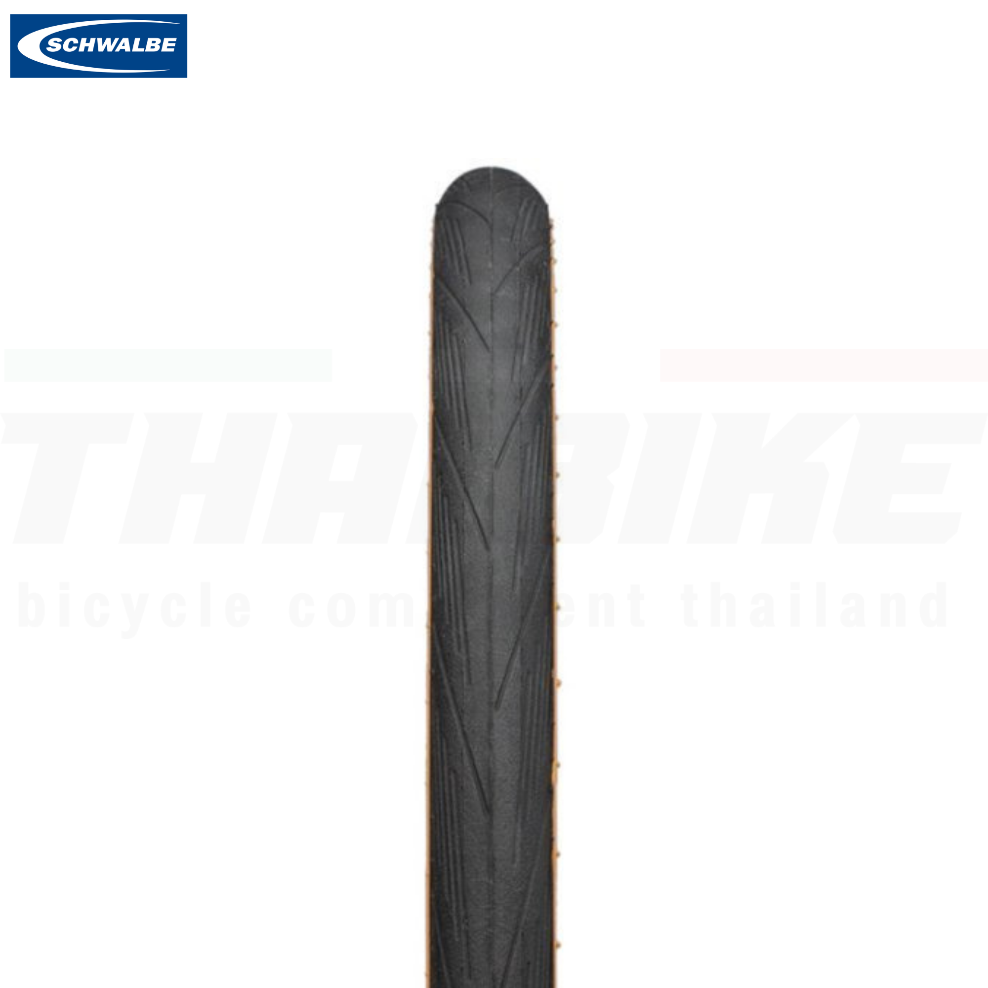 ยางนอกจักรยานขอบลวด SCHWALBE LUGANO II RIGID TYRE 700X25 ขอบแก้ว