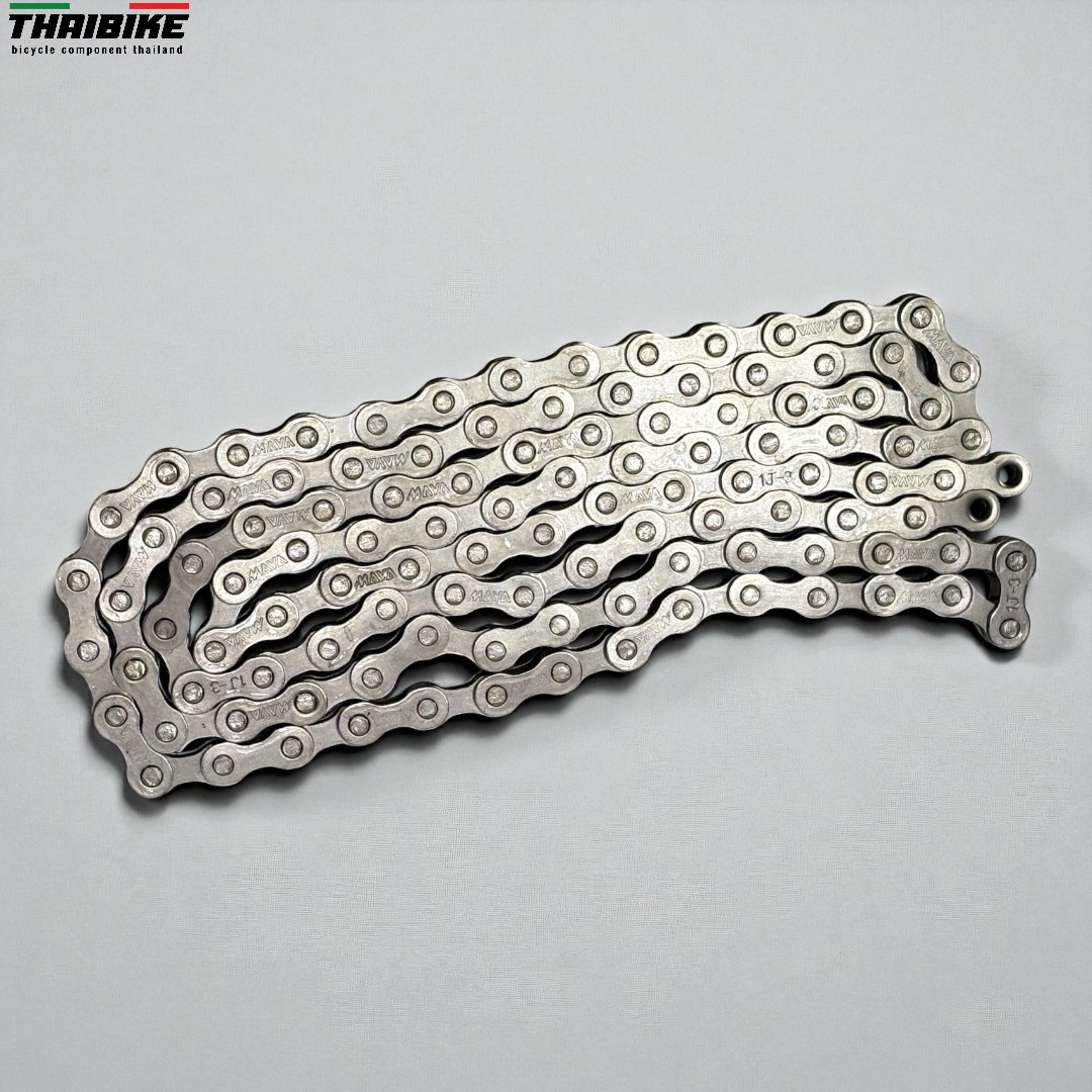 🚴♂️ MAYA Chain รุ่น X410 — โซ่จักรยานชุบคุณภาพสูง สำหรับจักรยานซิงเกิลสปีด