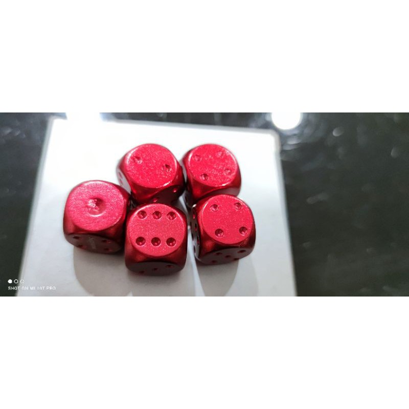 ลูกเต๋าโลหะ supreme ลูกเต๋างานเกรด Top น้ำหนักดี แน่น งานสวยมาก