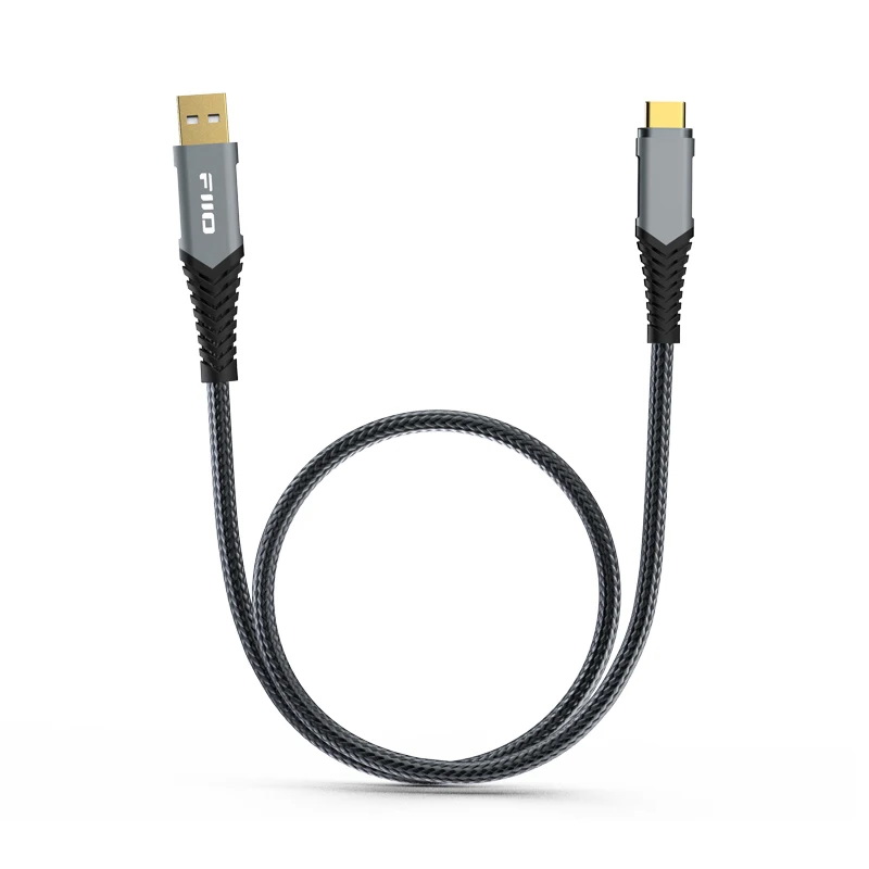FiiO LA-TC1 สายชาร์จ/สายดาต้า USB TypeA เป็น TypeC สำหรับ เครื่องเสียง, DAC, PC, Smartphone