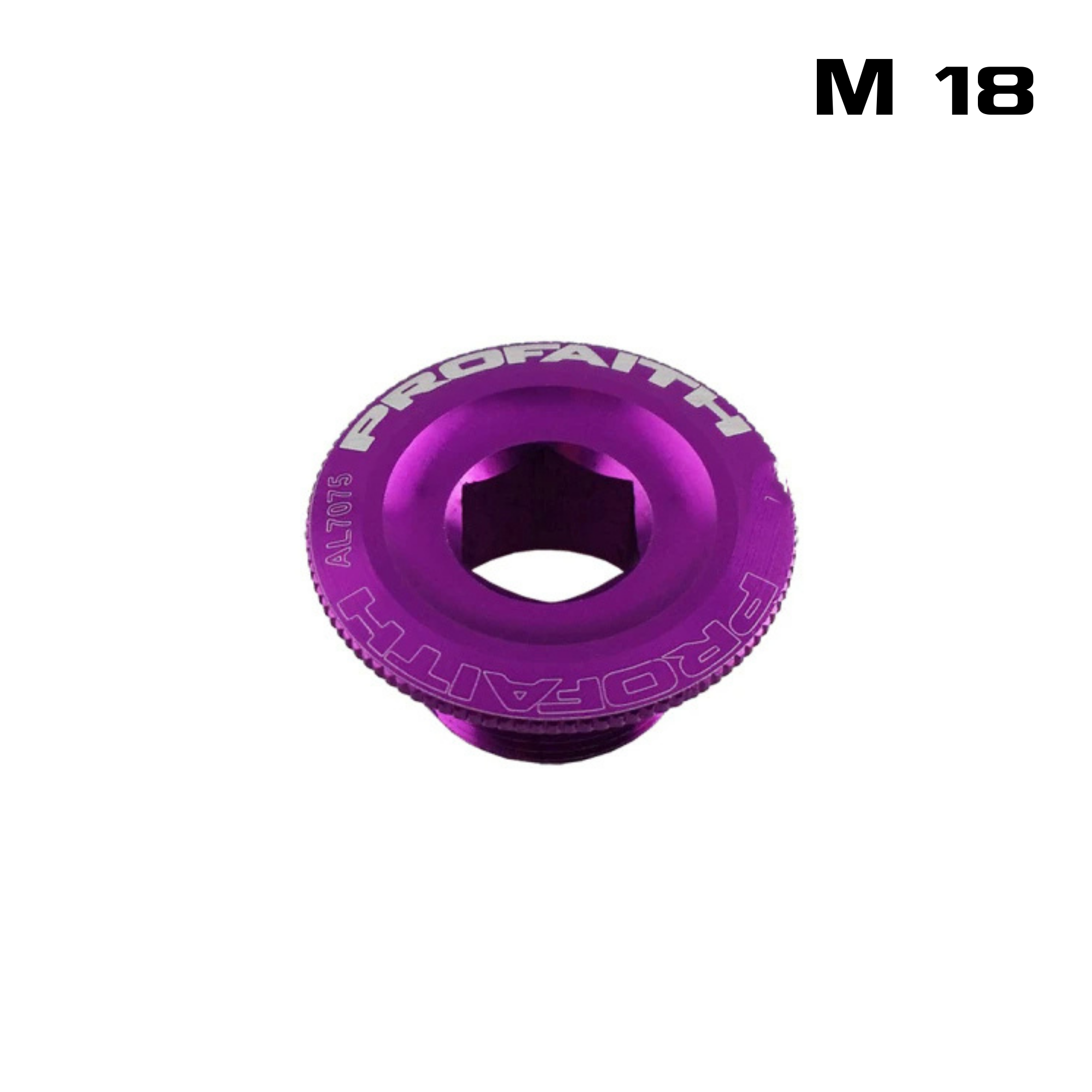 น็อตปิดขาจานจักรยาน PROFAITH M20 M18 Aluminum Alloy