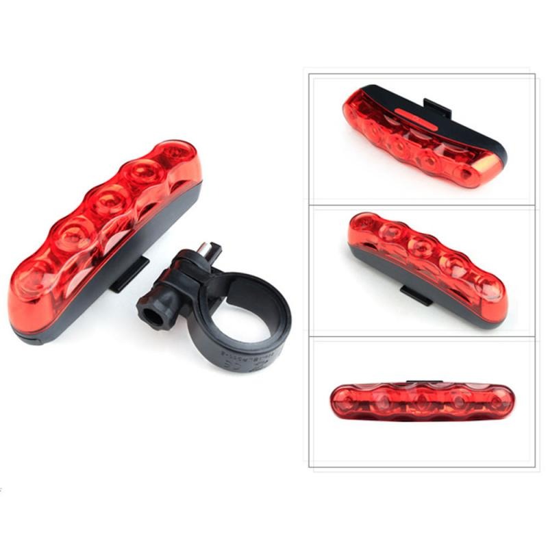 ไฟท้ายจักรยานทรงมะขาม THAIBIKE 02 LED 5 หลอด