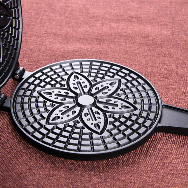 ++พร้อมส่ง++ กระทะทำวาฟเฟิล กรวยไอศกรีม หรือทองม้วน ลายดอกไม้ 6 กลีบ ใช้กับเตาแก๊สเท่านั้น