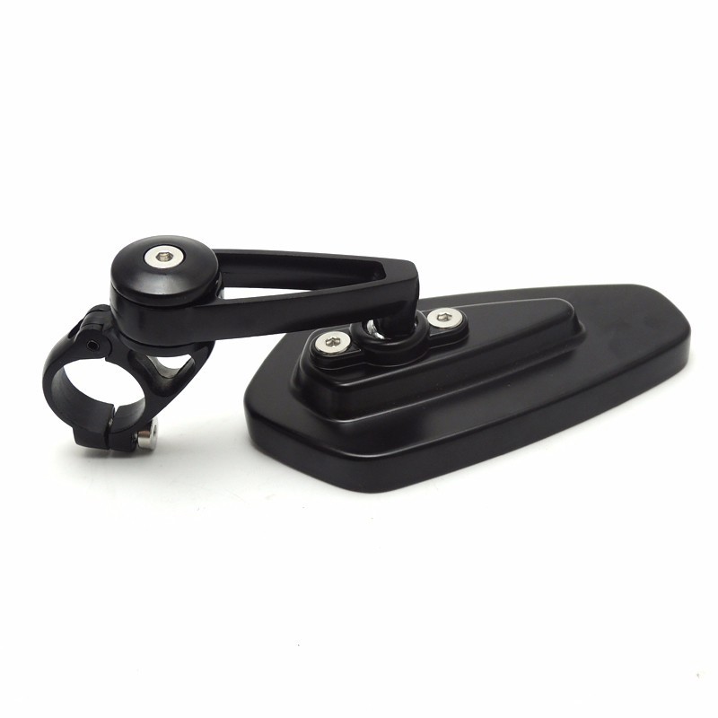 กระจกติดมอเตอร์ไซต์ จักรยาน อลูมิเนียม กระจกสีฟ้า THAIBIKE