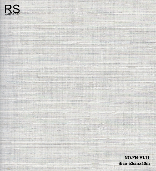วอลเปเปอร์ เทกเจอร์ลายผ้า สีเทาอ่อนผสมสีขาว FN-HL11