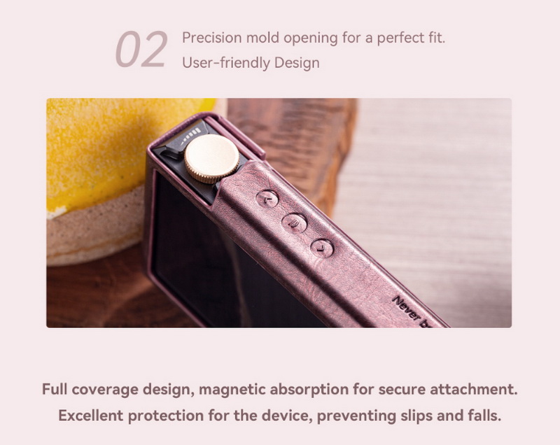 เคส Cayin [NEWFashion] เคสหนังสำหรับ N3Ultra ให้การป้องกันที่ยอดเยี่ยม ทนทาน เฉพาะเคส [-เคส-]