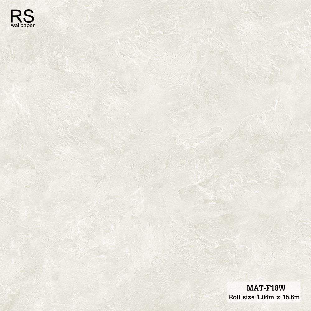 วอลเปเปอร์ ลายปูนเปลือย สีครีม MAT-F18W