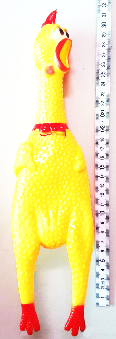 ไก่โอ๊คบีบ มีเสียง 29 ซม. ถุงตาข่าย