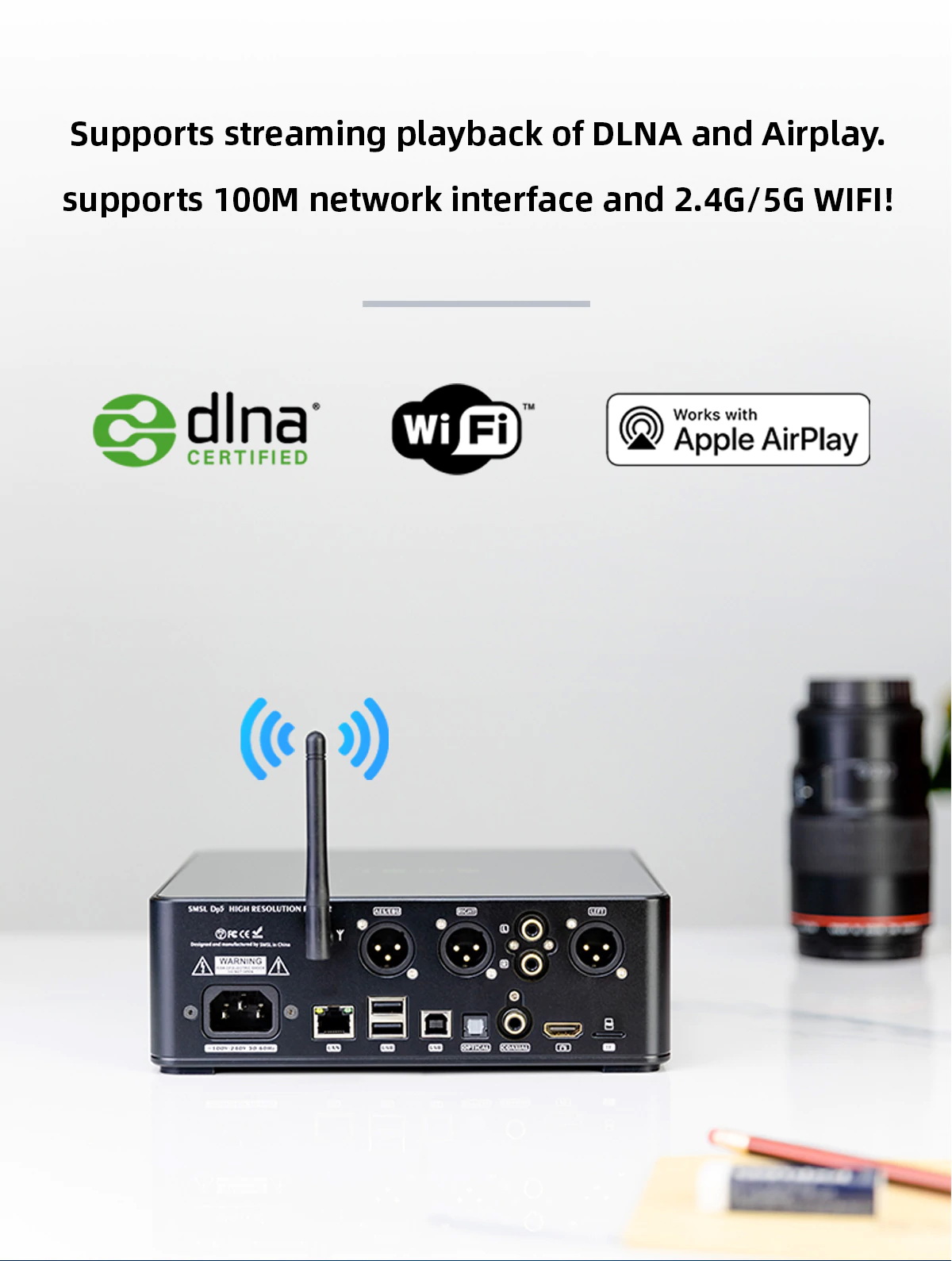 ขาย SMSL DP5 DAP ตั้งโต๊ะระดับ Hi-Res รองรับ MQA ประกันศูนย์ไทย
