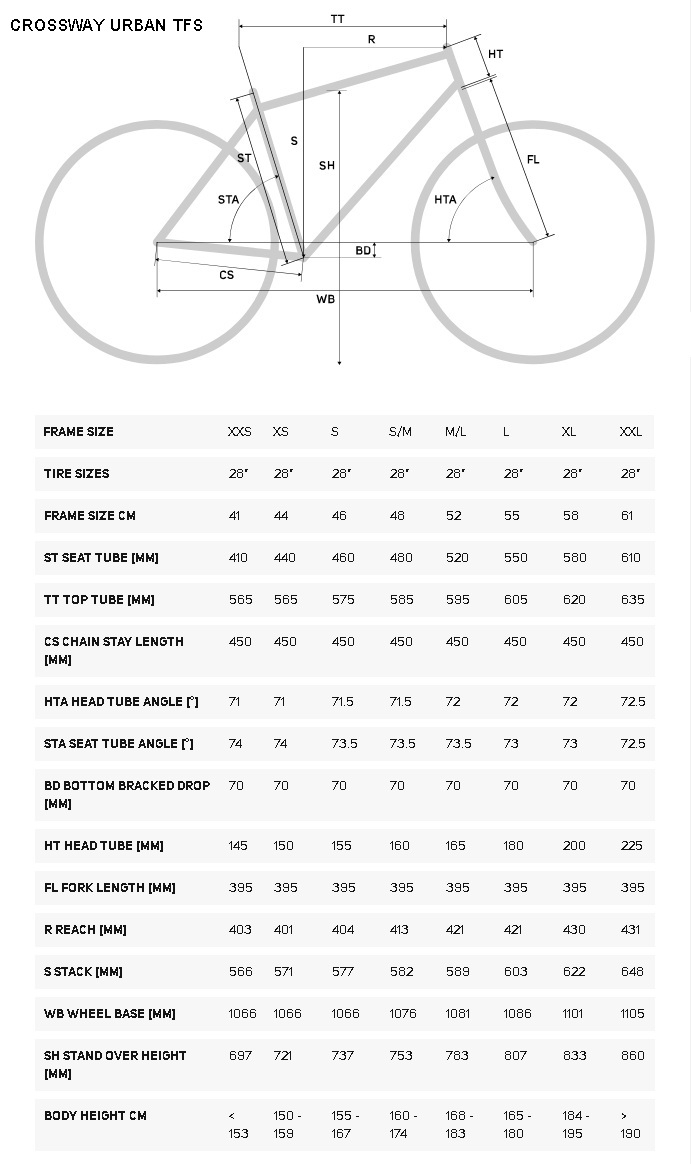 MERIDA : CROSSWAY 100 URBAN จักรยานไฮบริด 27 สปีด