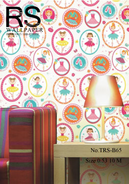 วอลเปเปอร์ลายการ์ตูน TRS-B65