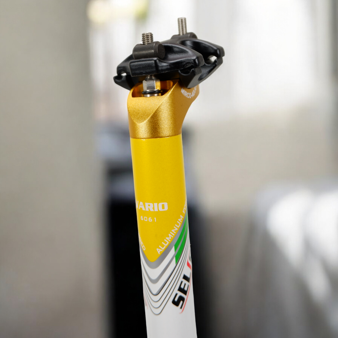 SELCOF Aluminum Seatpost หลักอานอลูมิเนียม เยื้องหลัง ขนาด 27.2x350มม.