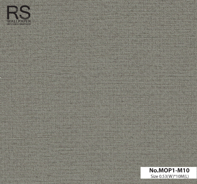 วอลเปอร์สีเทาเข้ม มีเทกเจอร์ No.MOP1-M10