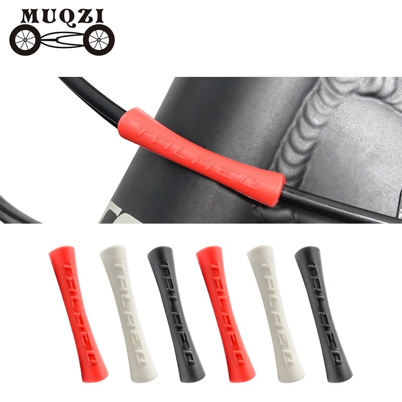 4 ชิ้น ซิลิโคนกันรอยสาย สายเบรค สายเกียร์จักรยาน THAIBIKE Bicycle Brake Shift Cable Protector