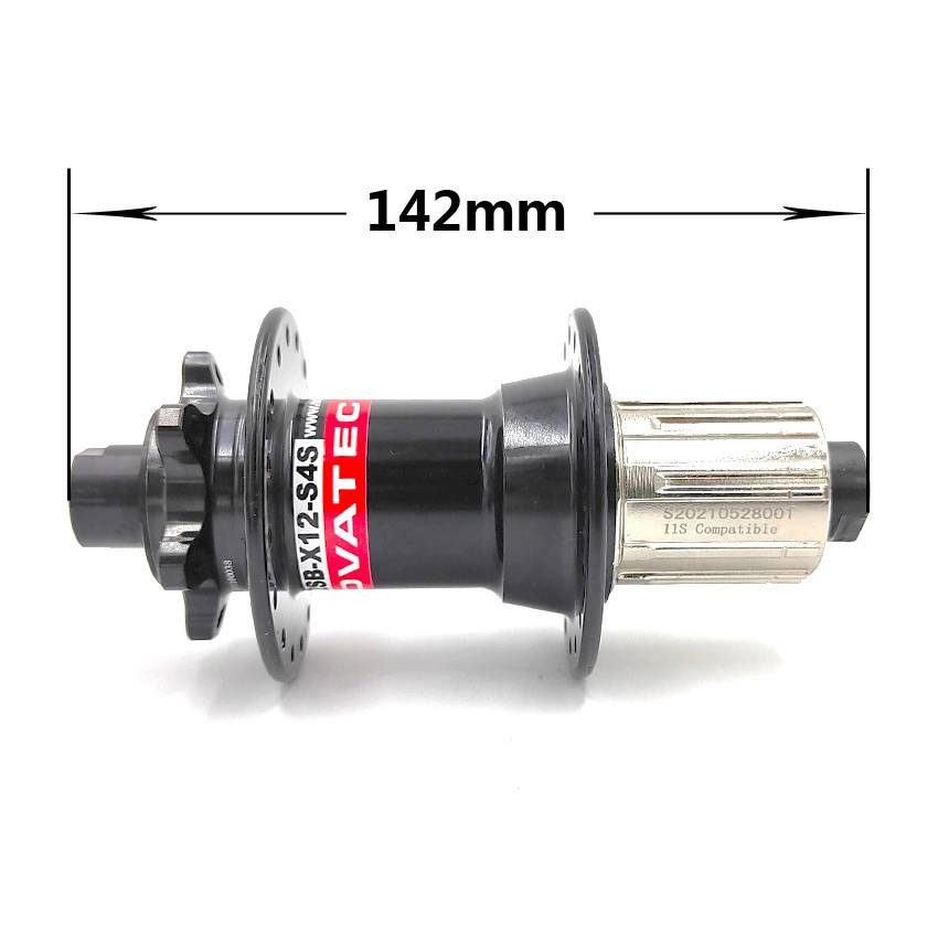 ดุมจักรยาน Novatec -D442 D041 2/4 bearing is รองรับ 8/9/10/11/12 speed แบบ 32H