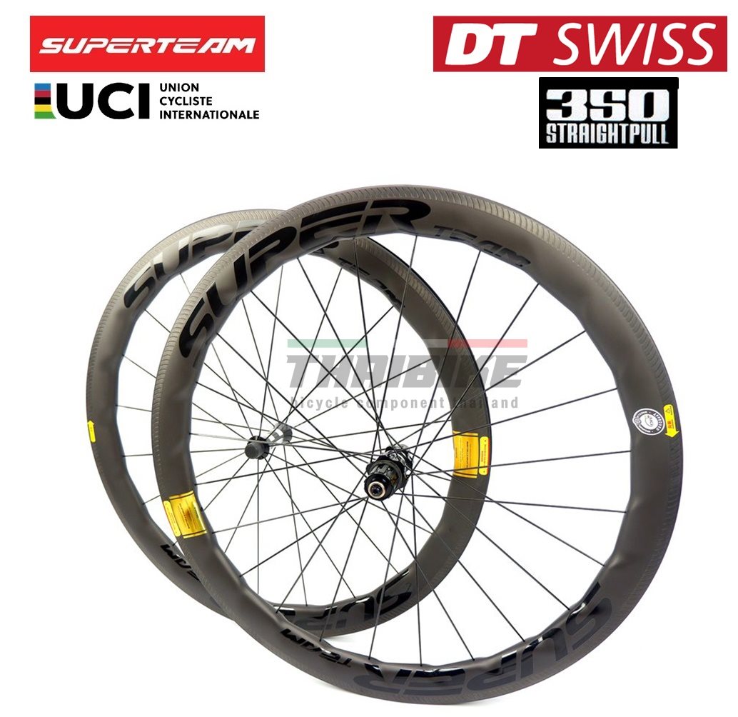 ล้อจักรยานเสือหมอบ คาร์บอน Superteam curvepro Dt350 ประกัน 3 ปี