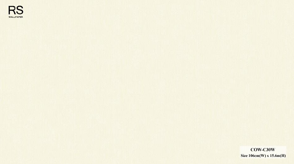วอลเปเปอร์ลายผ้า สีพื้นครีม COW-C30W