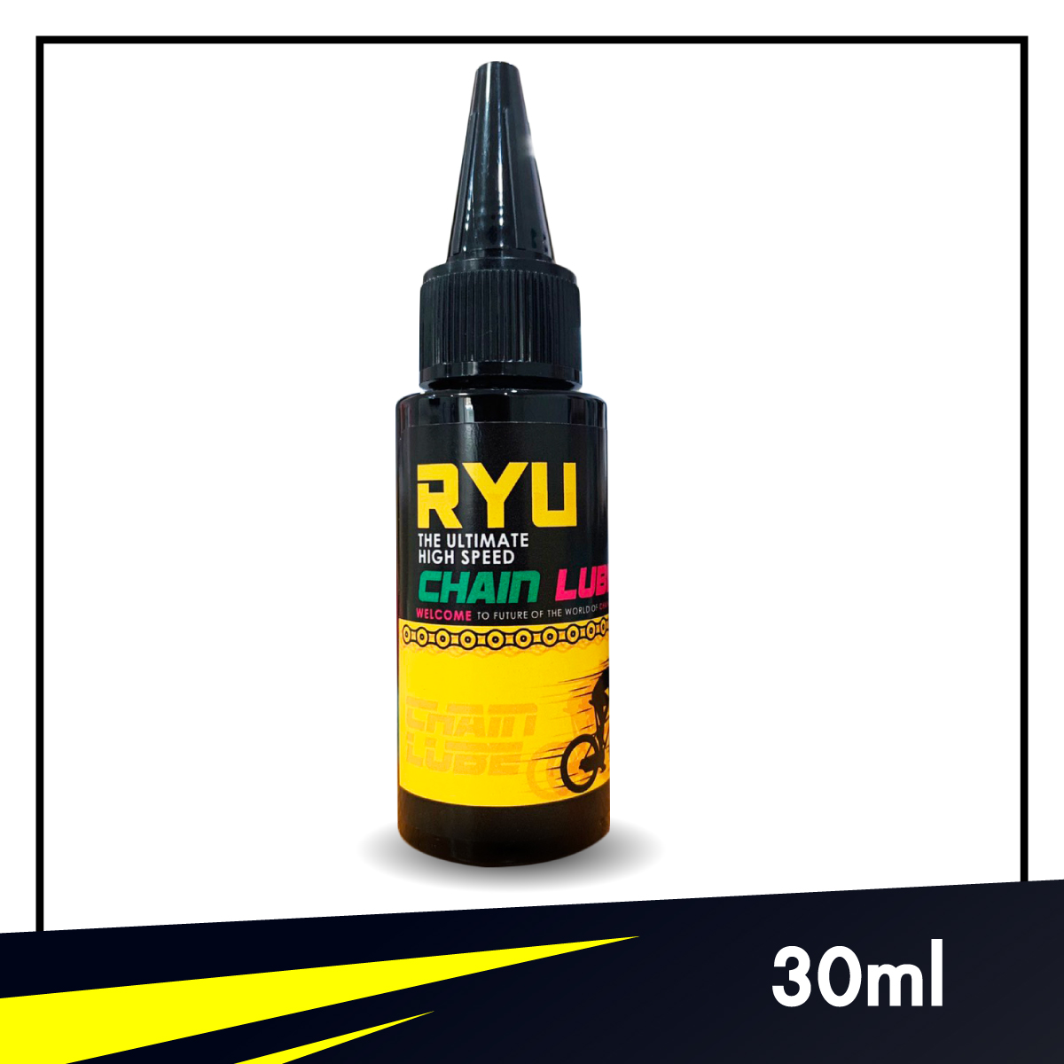 ขนาดพกพา 30ml น้ำมันหยอดโซ่จักรยาน มอเตอร์ไซต์ RYU PREMIUM