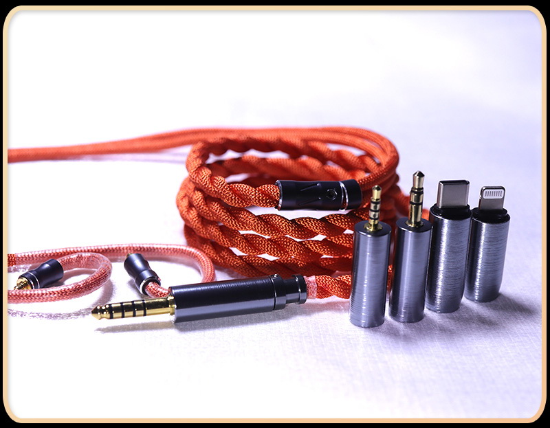 ขาย Hakugei joyful voice Orange สายอัพเกรดหูฟัง Hybrid 3 ธาตุ ระดับเทพ [สีส้ม]